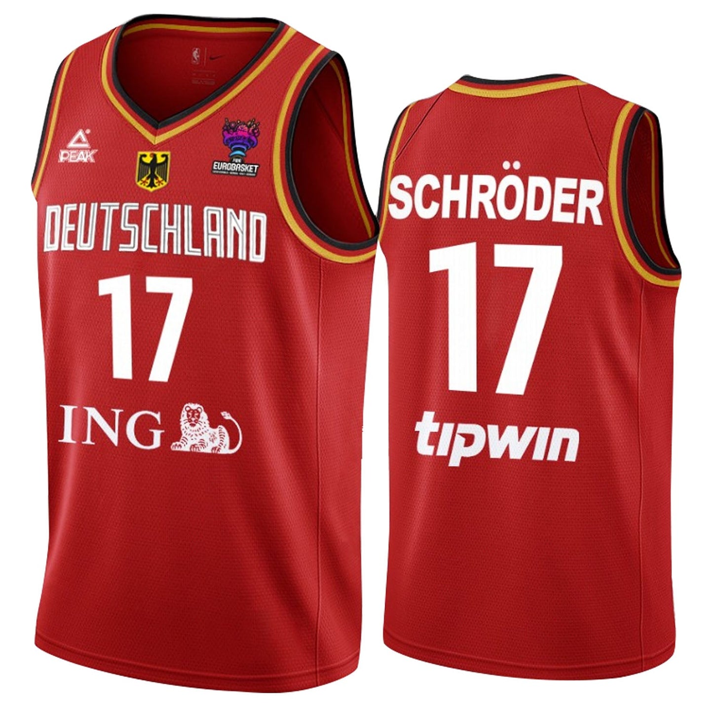 Dennis Schroder Germany FIBA World Cup 17 Jersey