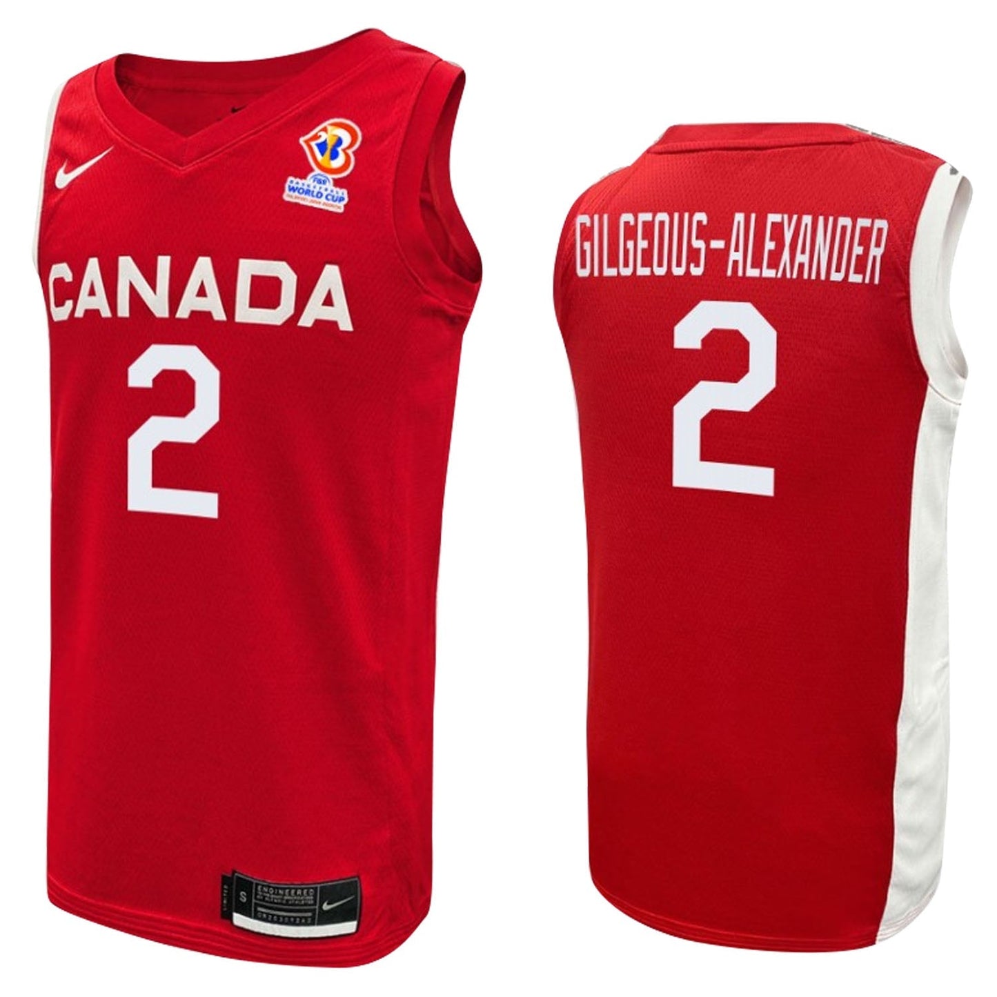 FIBA Gilgeous-Alexander Canada 2 Jersey