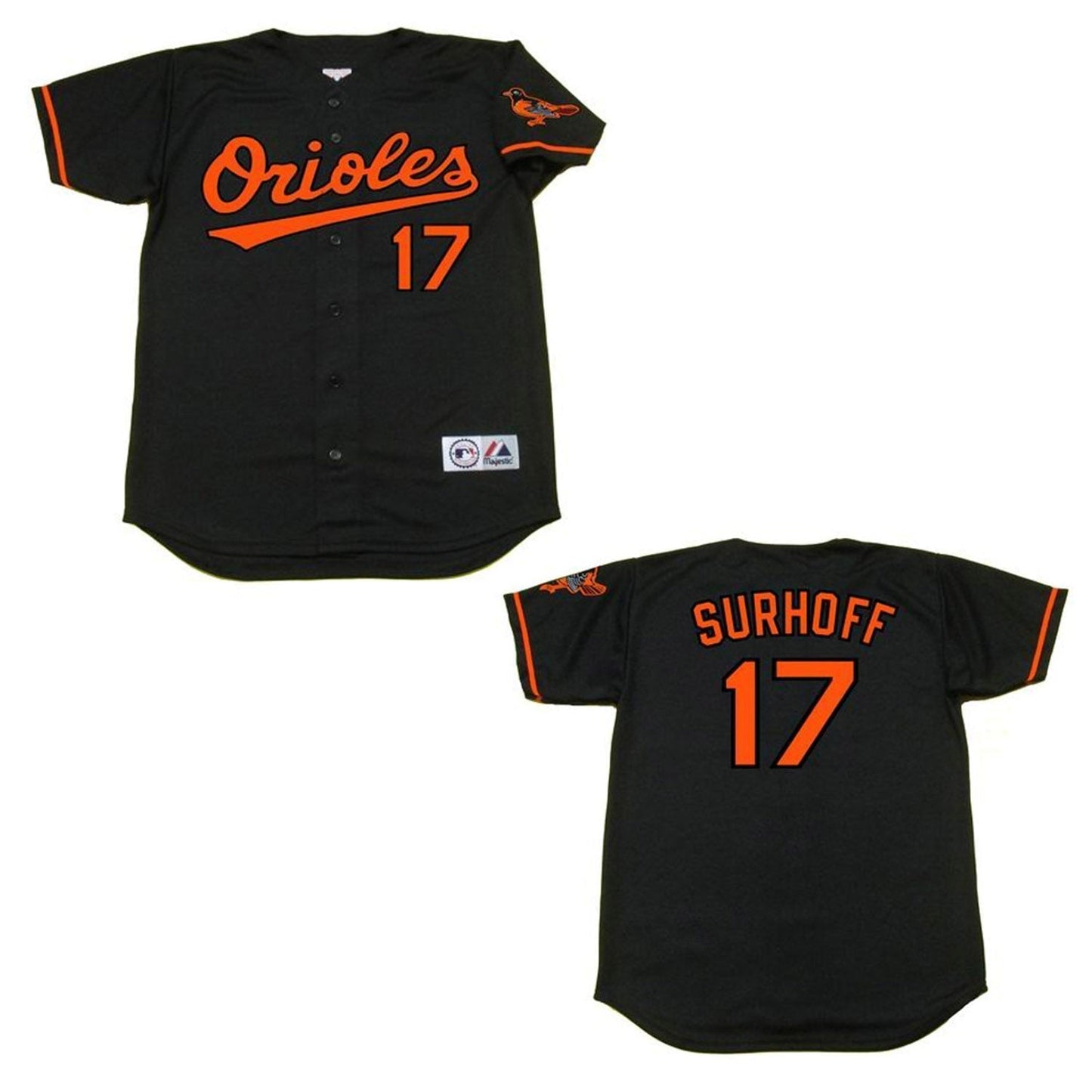 Baseball BJ Surhoff Baltimore Orioles 17 Jersey