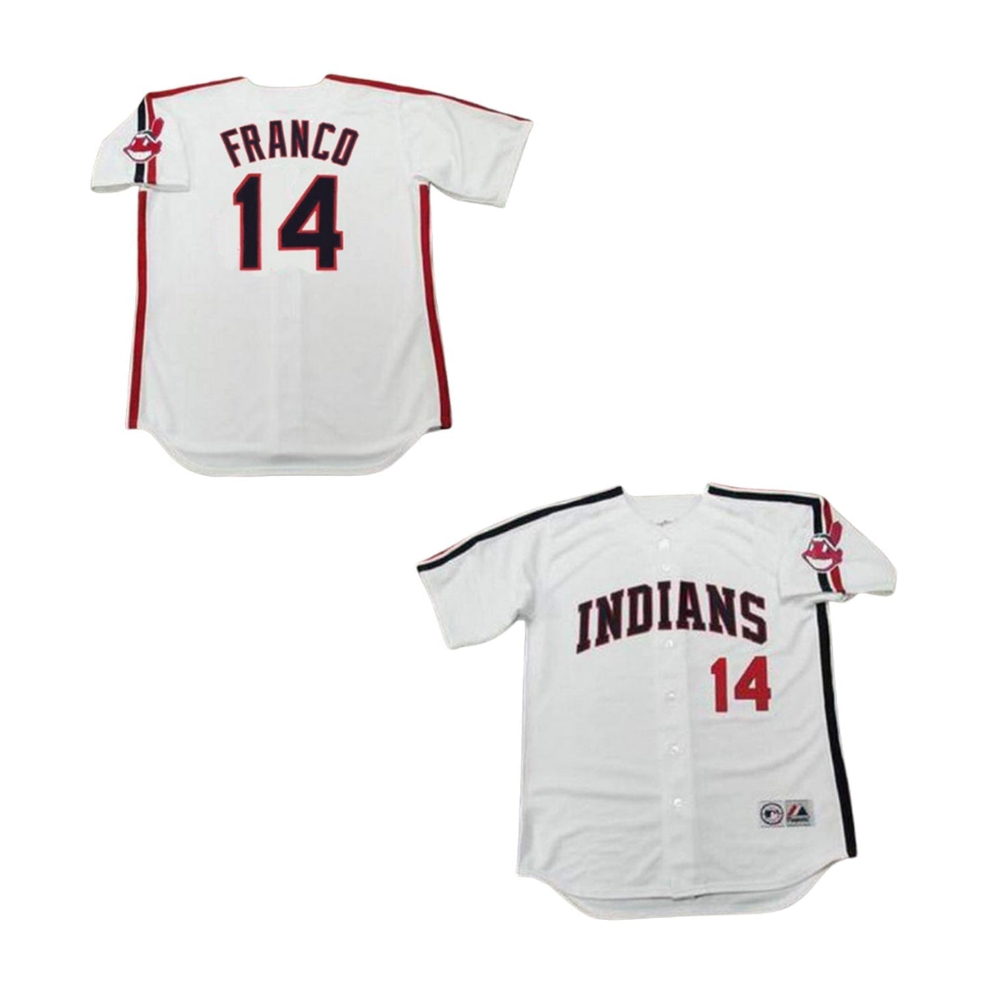 Baseball Julio Franco Cleveland Indians 14 Jersey