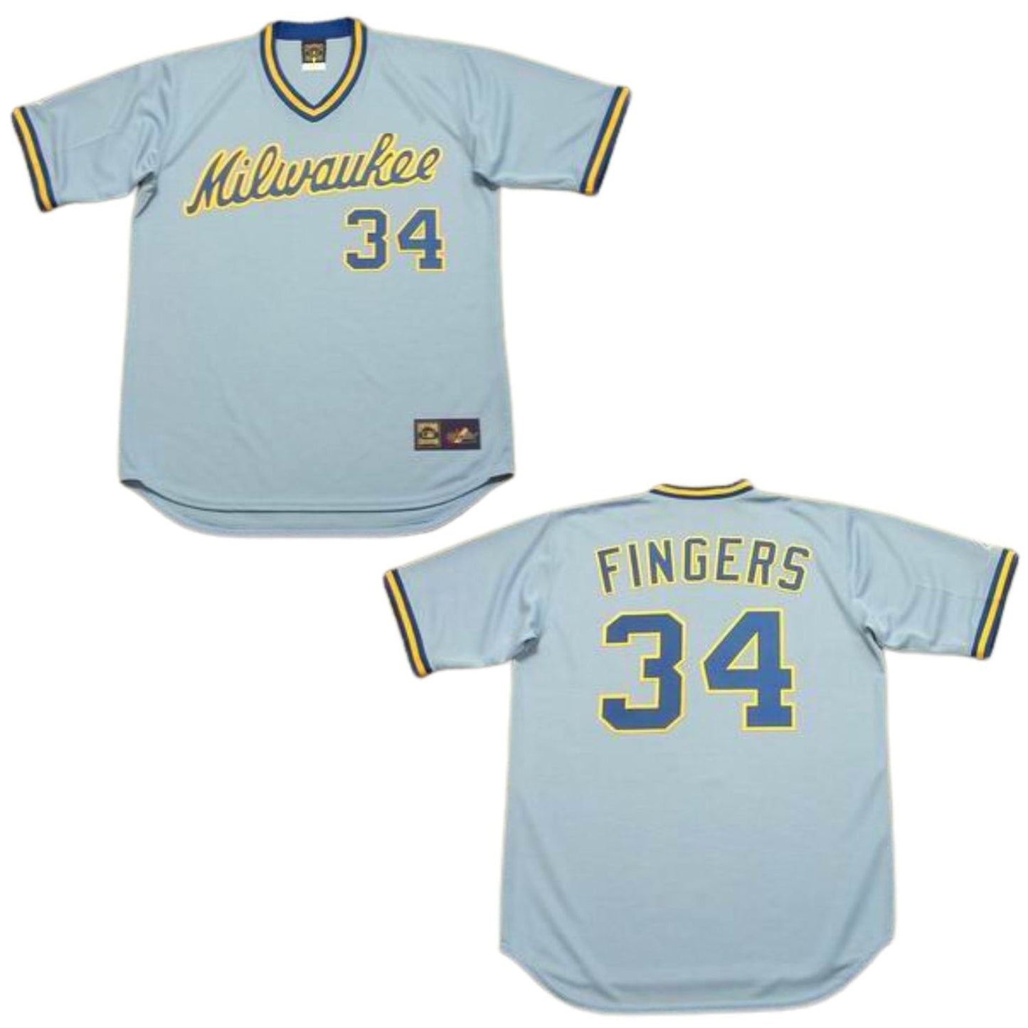 Baseball Rollie Fingers Milwaukee Brewers 34 Jersey