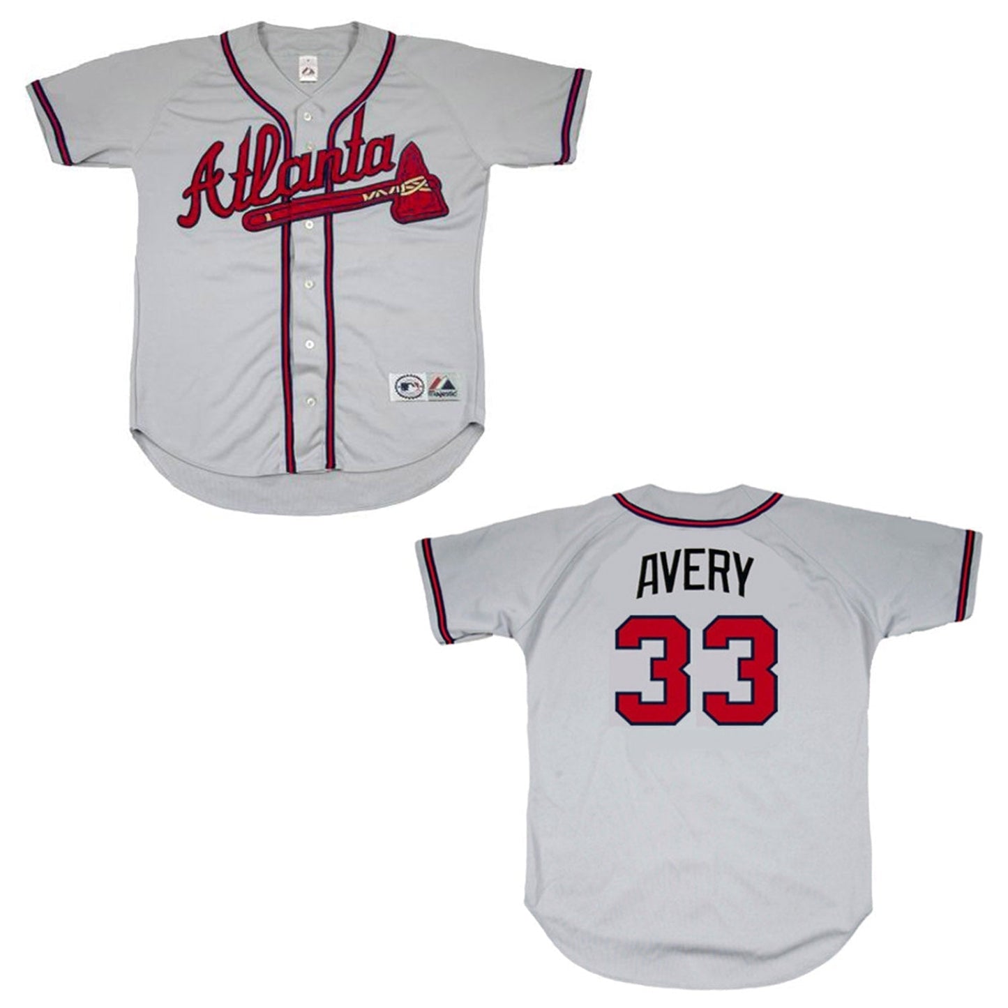 Baseball Steve Avery Atlanta Braves 33 Jersey