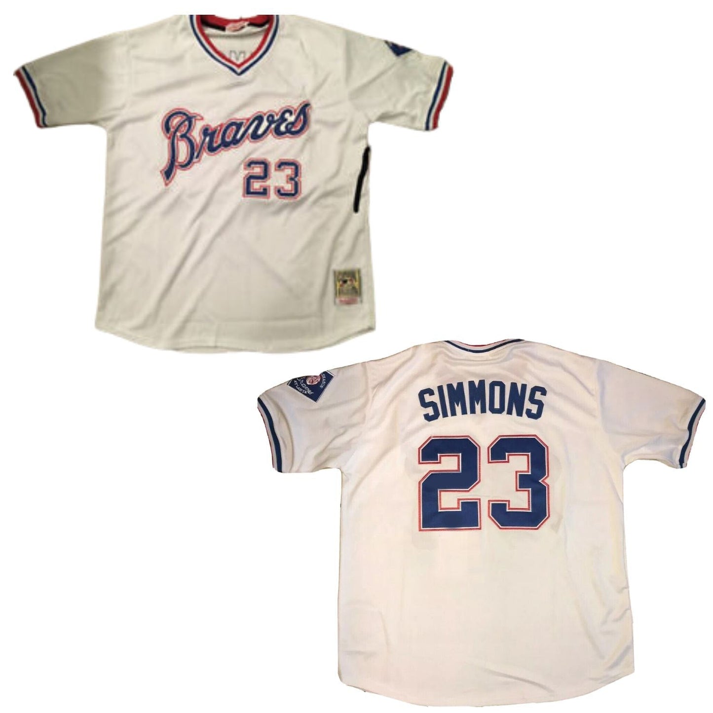 Baseball Ted Simmons Atlanta Braves 23 Jersey