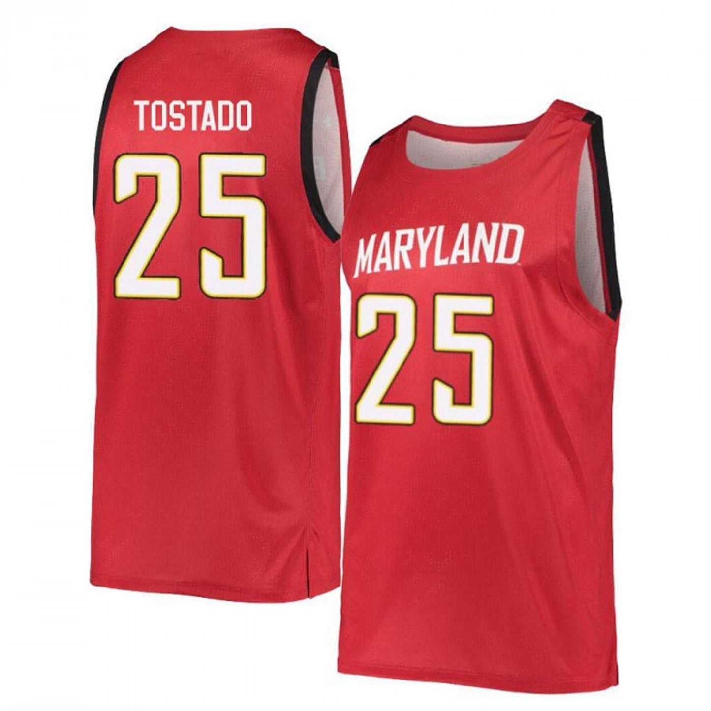 NCAAB Alex Tostado Maryland Terrapins 25 Jersey