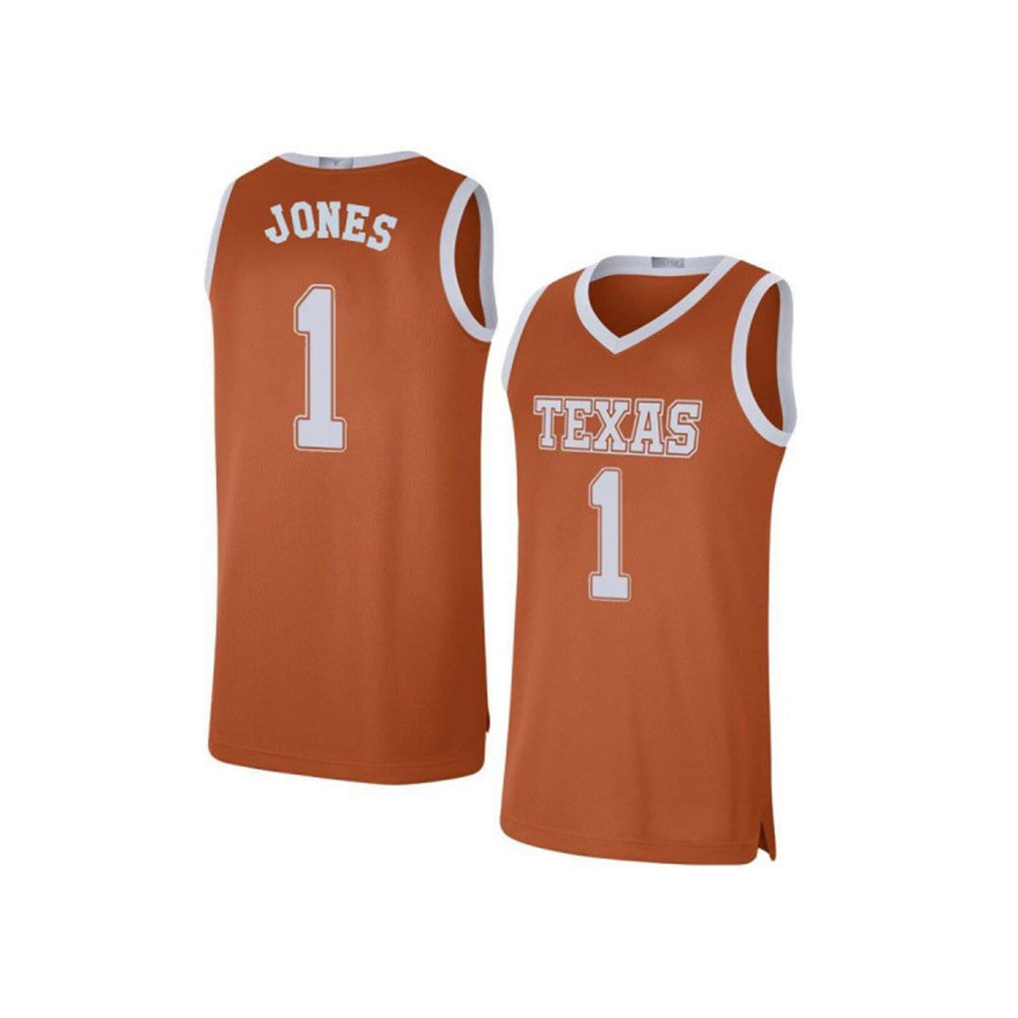 NCAAB Andrew Jones Texas Longhorns 1 Jersey