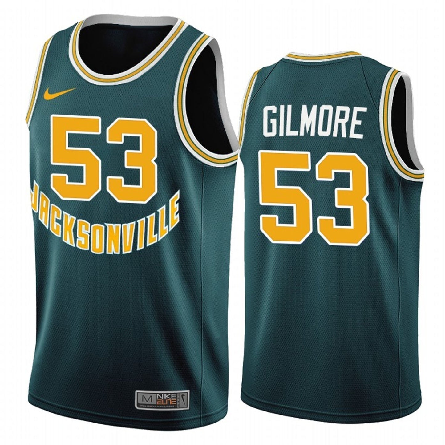 NCAAB Artis Gilmore Green Jacksonville Dolphins 53 Jersey