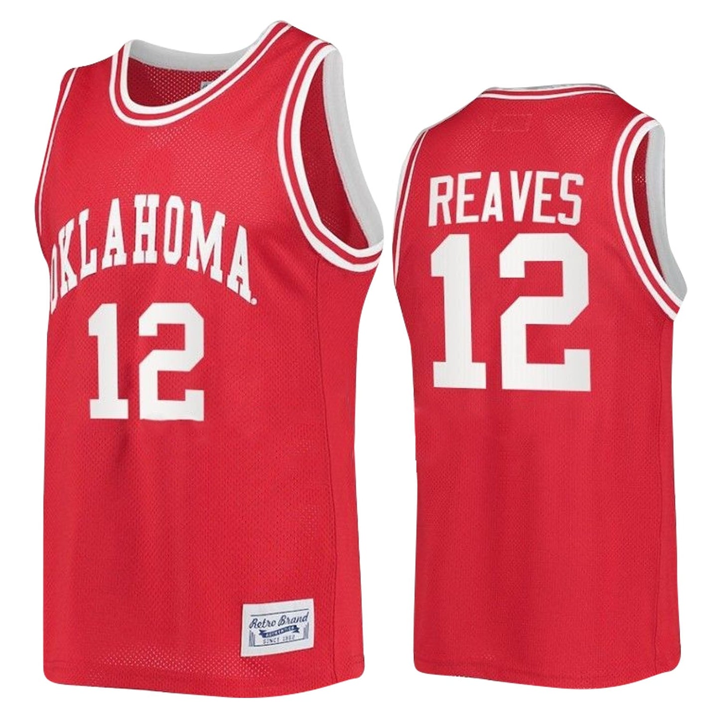 NCAAB Austin Reaves Oklahoma Sooners 12 Jersey