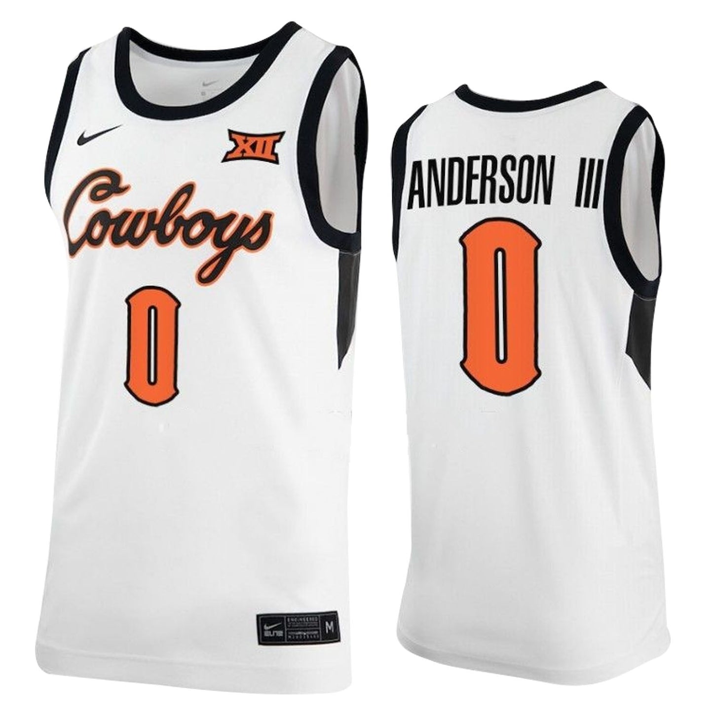 NCAAB Avery Anderson III OSU Cowboys 0 Jersey
