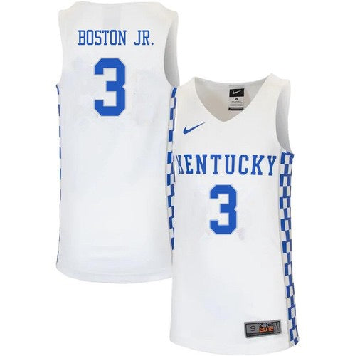 NCAAB Brandon Boston Kentucky Wildcats 3 Jersey
