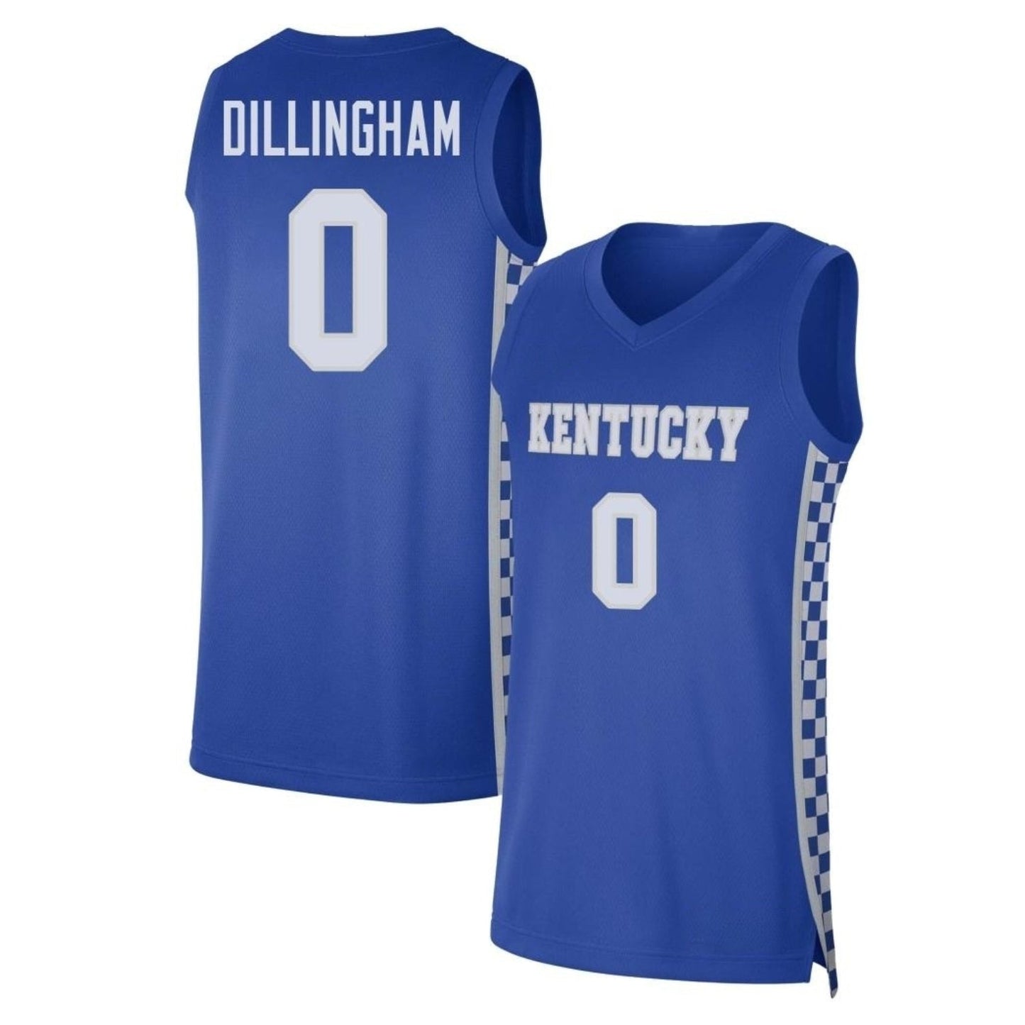 NCAAB Robert Dillingham Kentucky Wildcats 0 Jersey