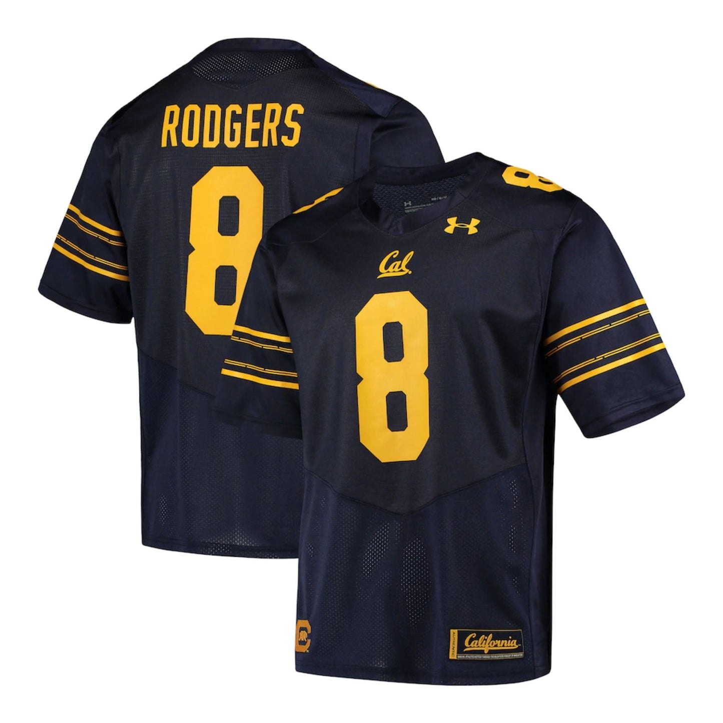 NCAAF Aaron Rodgers California Golden Bears 8 Jersey