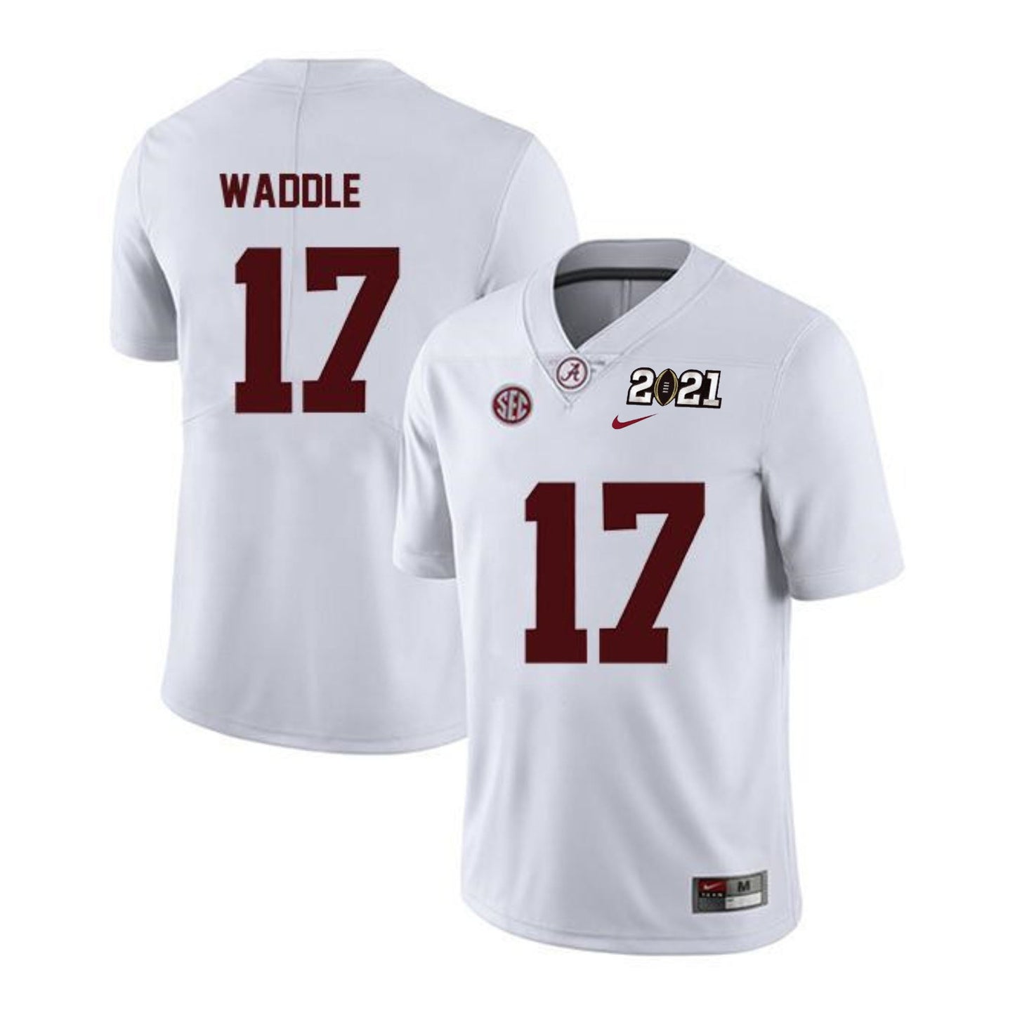 NCAAF Jaylen Waddle Alabama Crimson Tide 17 Jersey