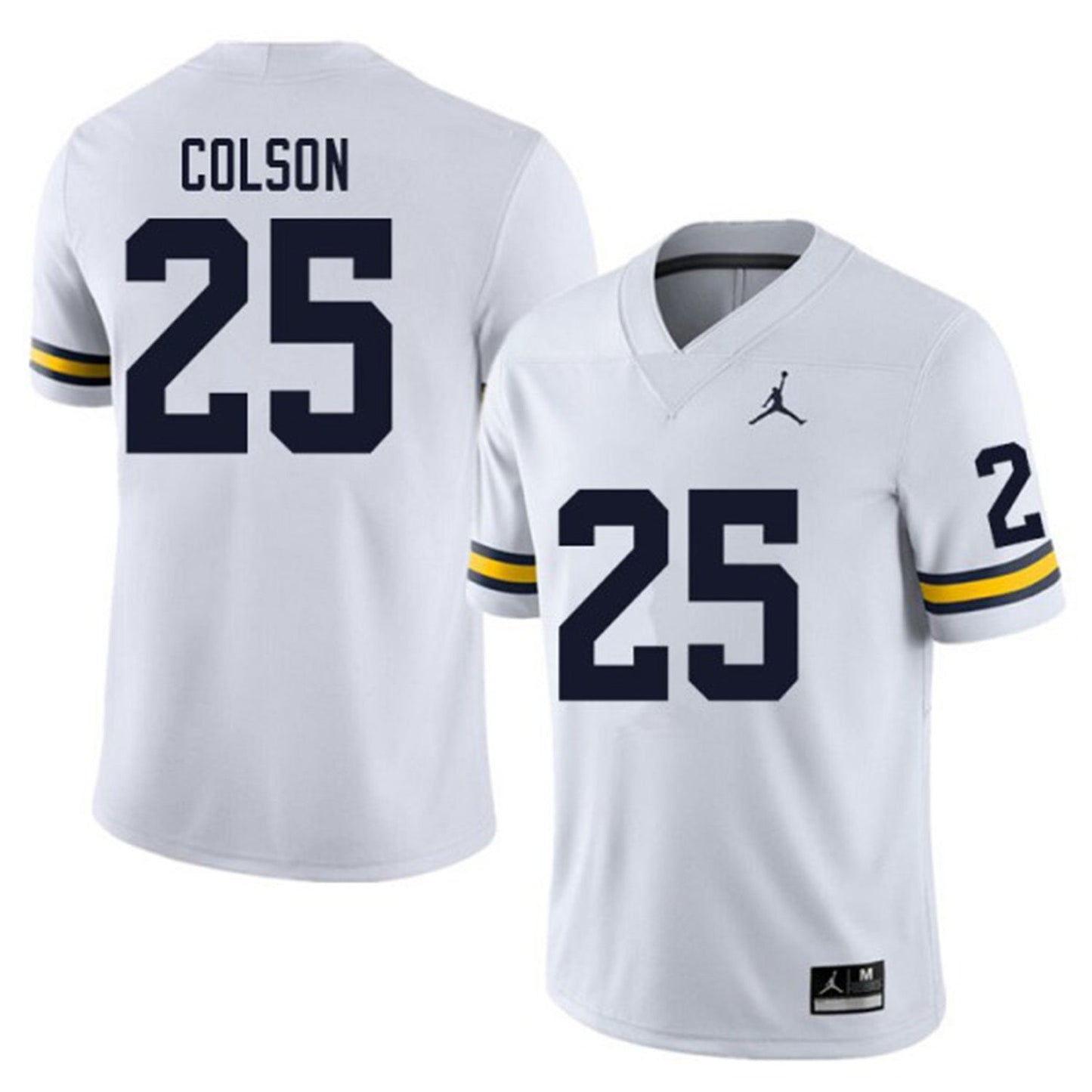 NCAAF Junior Colson Michigan Wolverines 25 Jersey