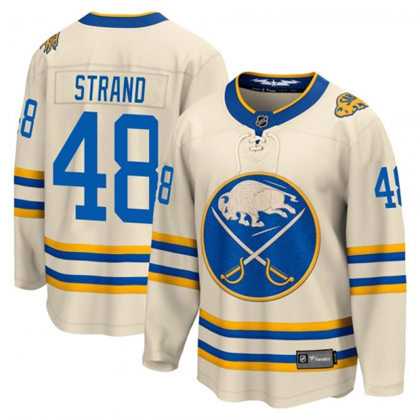 Hockey Austin Strand Buffalo Sabres 48 Jersey