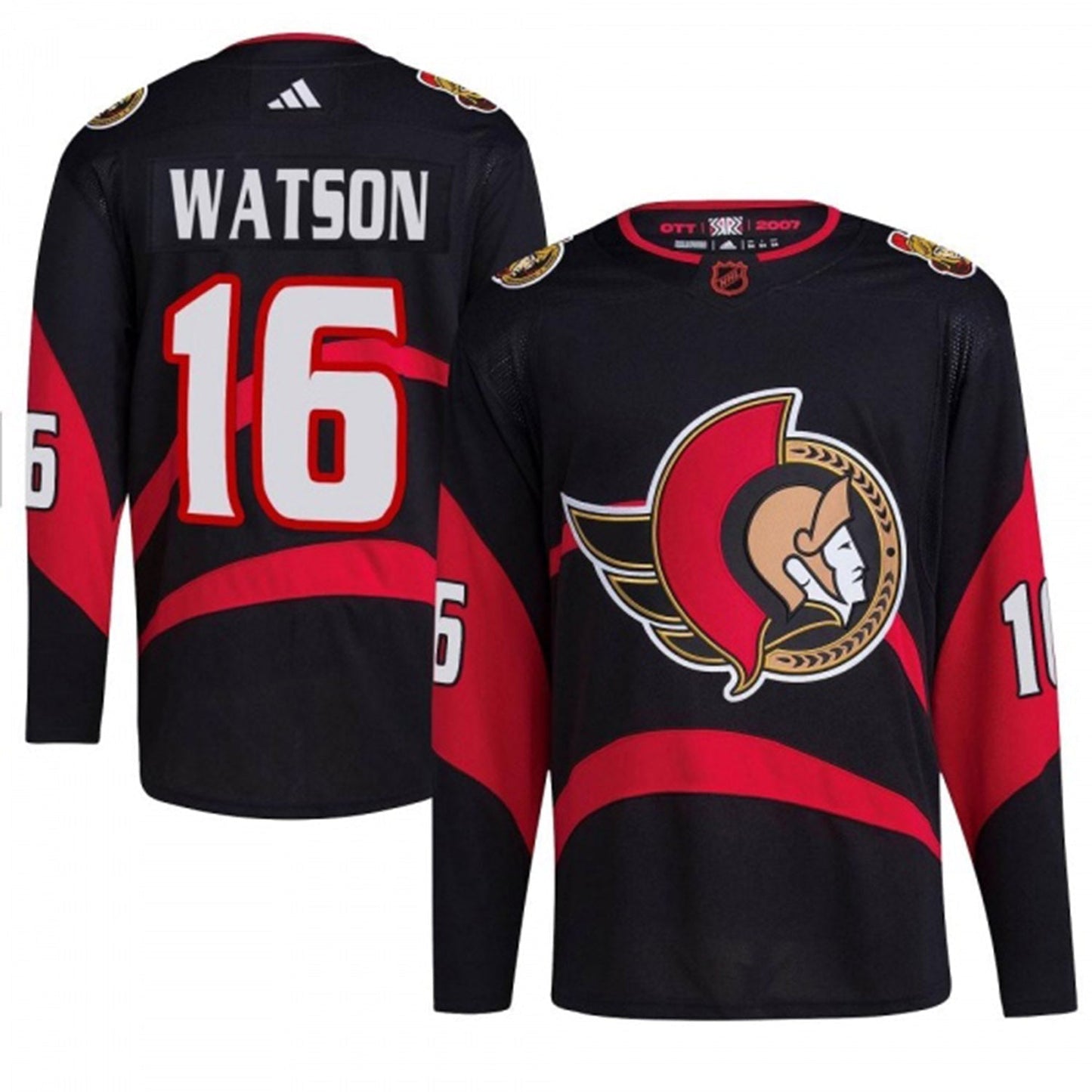Hockey Austin Watson Ottawa Senators 16 Jersey