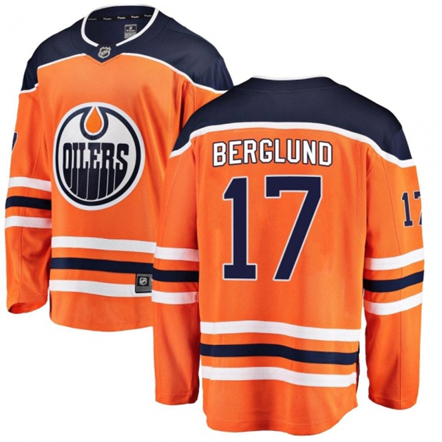 Hockey Carl Berglund Edmonton Oilers 17 Jersey