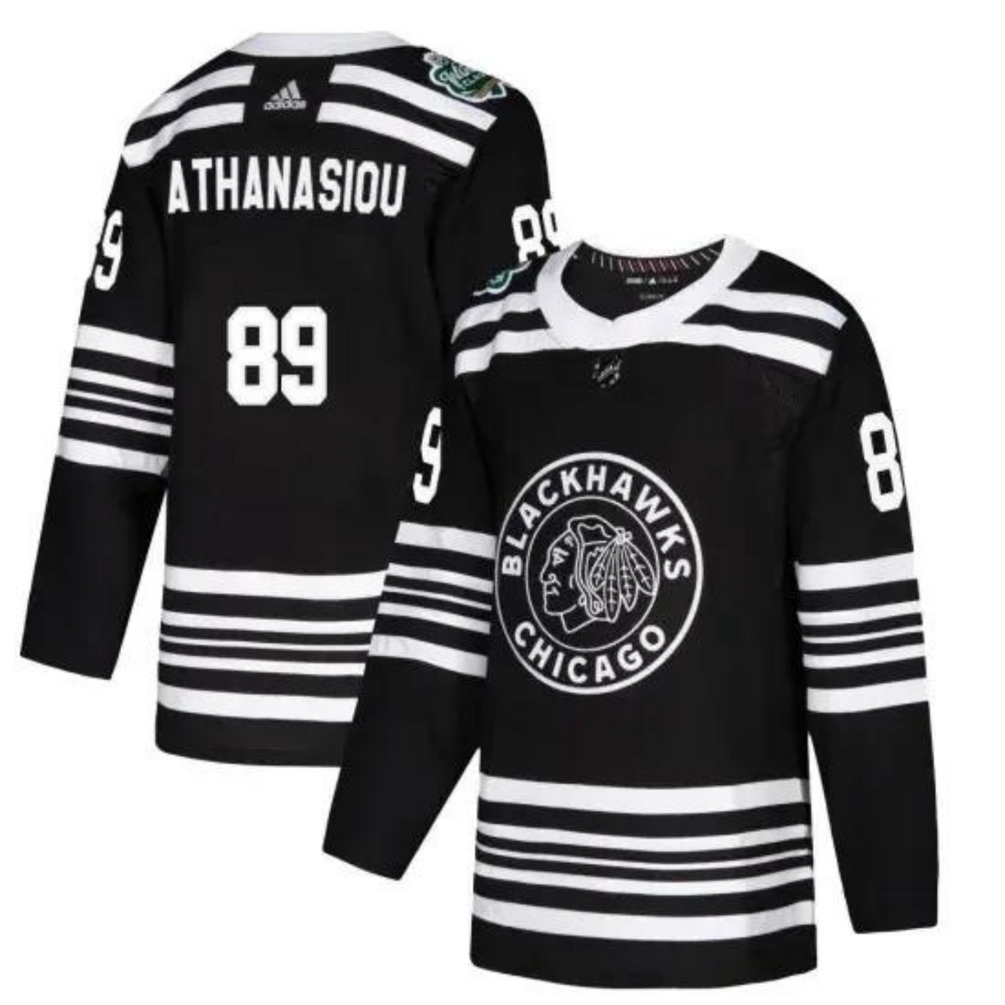 Hockey Andreas Athanasiou Chicago Blackhawks 89 Jersey