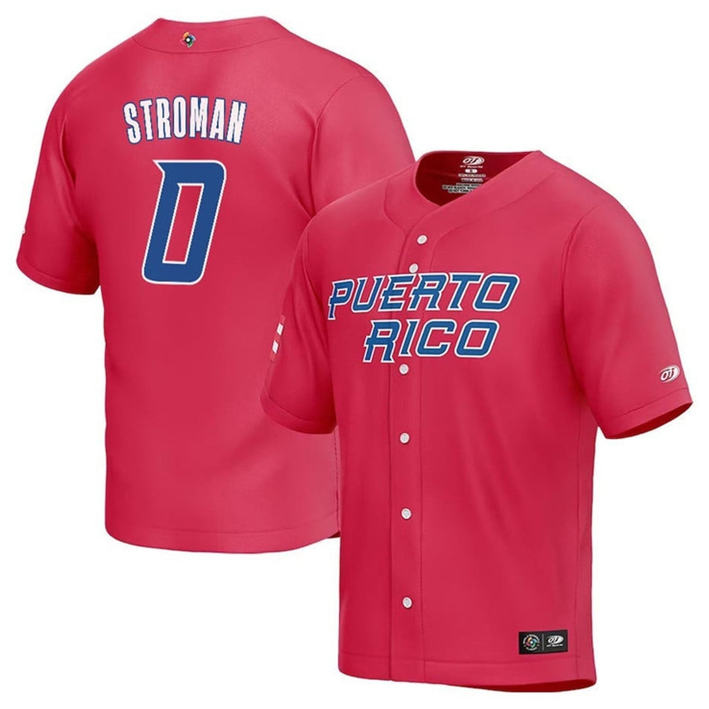 WBC Marcus Stroman Puerto Rico 0 Jersey