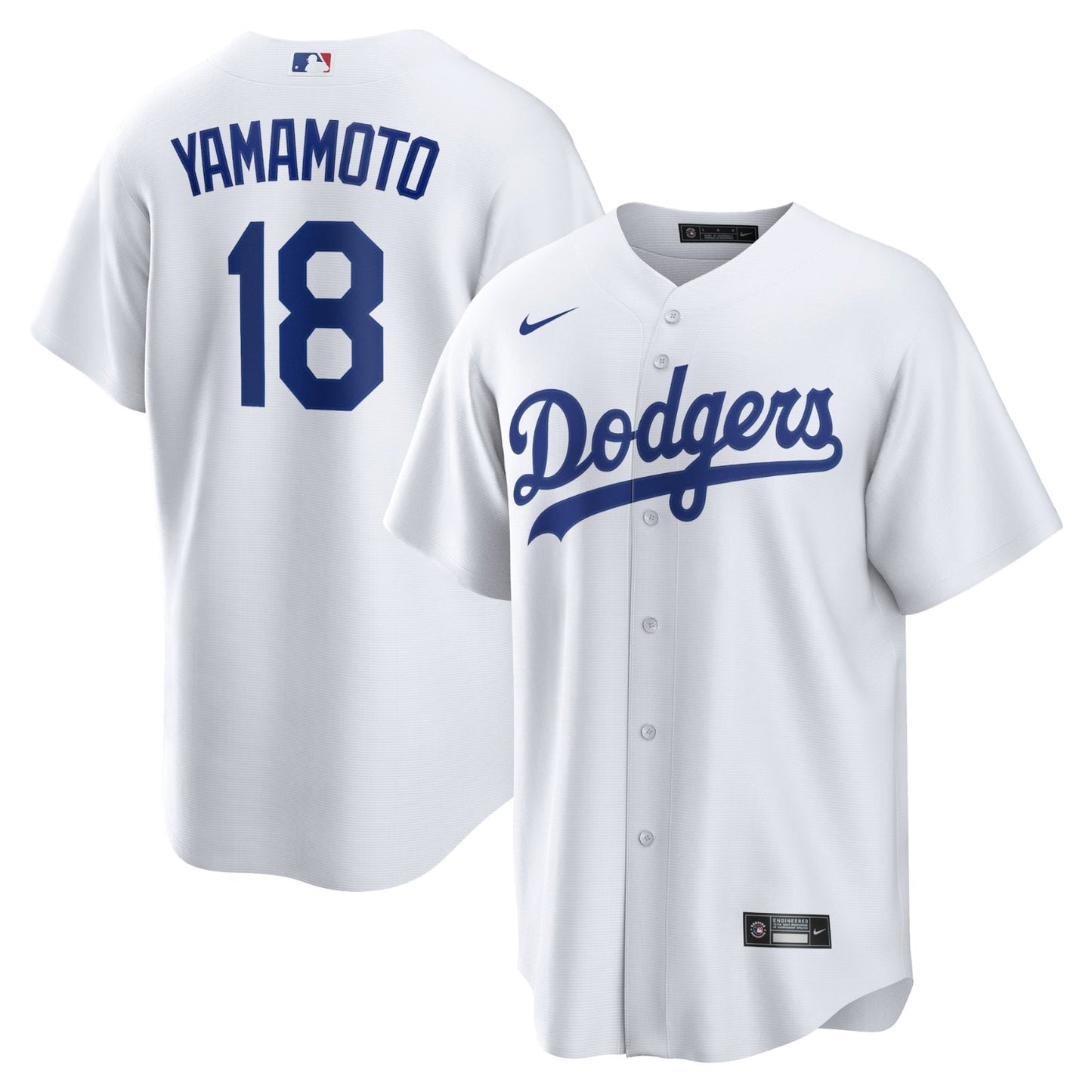 Yoshinobu Yamamoto Los Angeles Dodgers Baseball 18 Jersey