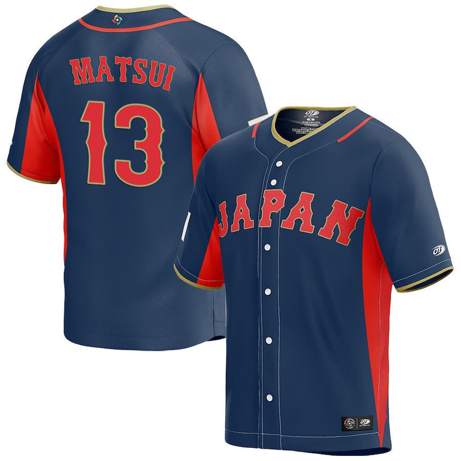 WBC Yuki Matsui Japan 13 Jersey