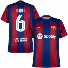 Soccer Barcelona Gavi 6 Jersey