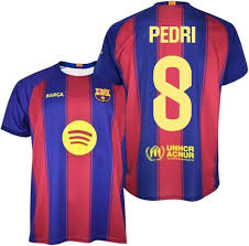 Soccer Barcelona Pedri 8 Jersey