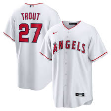 Baseball Los Angeles Angels Mike Trout 27 Jersey