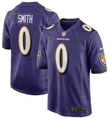 Football Baltimore Ravens Roquan Smith 0 Jersey