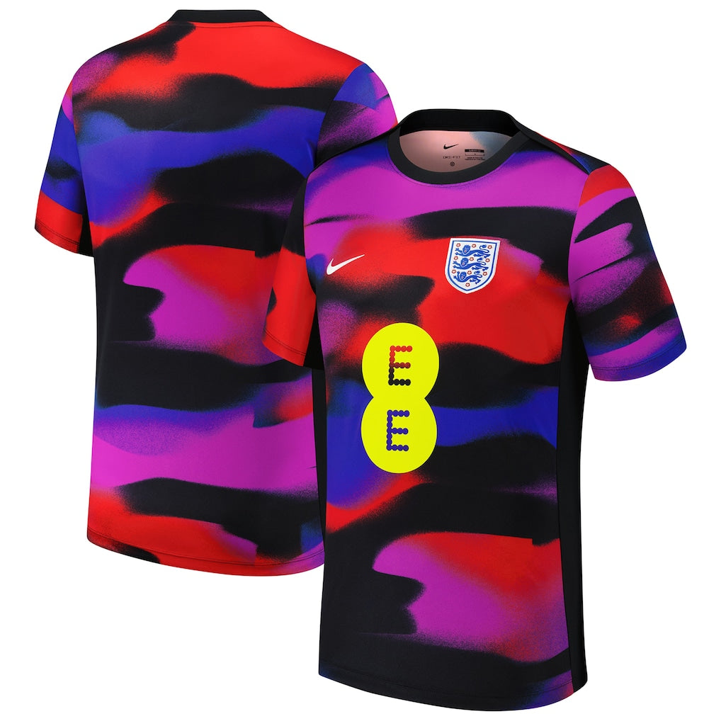 England National Team 2026 Academy Pro Pre-Match Performance Top - Black