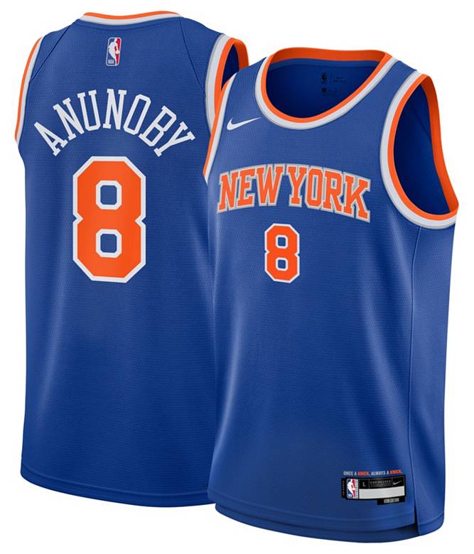 Basketball New York Knicks OG Anunoby 8 Jersey