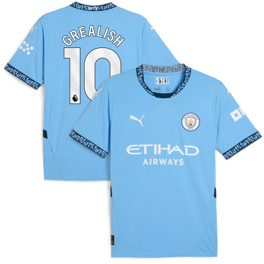 Soccer Manchester City Jack Grealish 10 Jersey