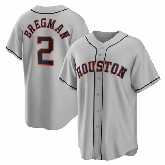 Baseball Houston Astros Alex Bregman 2 Jersey