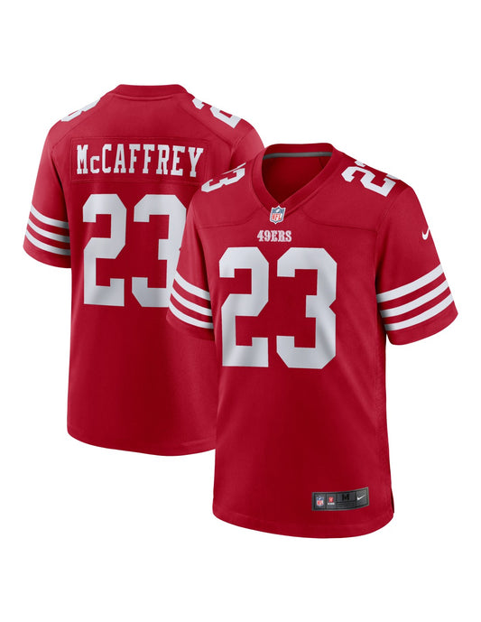 Football San Francisco 49ers Christian McCaffrey 23 Jersey