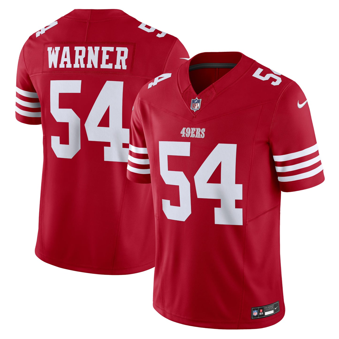 Football San Francisco 49ers Devin Warner 54 Jersey