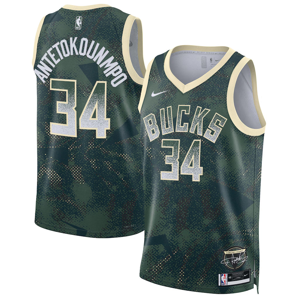 Basketball Milwaukee Bucks Giannis Antetokounmpo 34 Jersey
