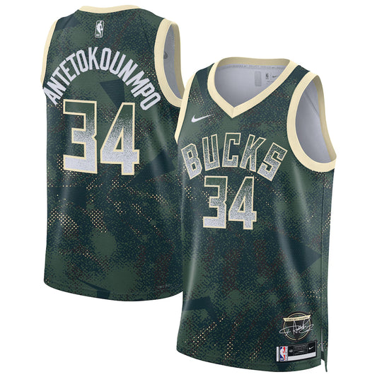 Basketball Milwaukee Bucks Giannis Antetokounmpo 34 Jersey