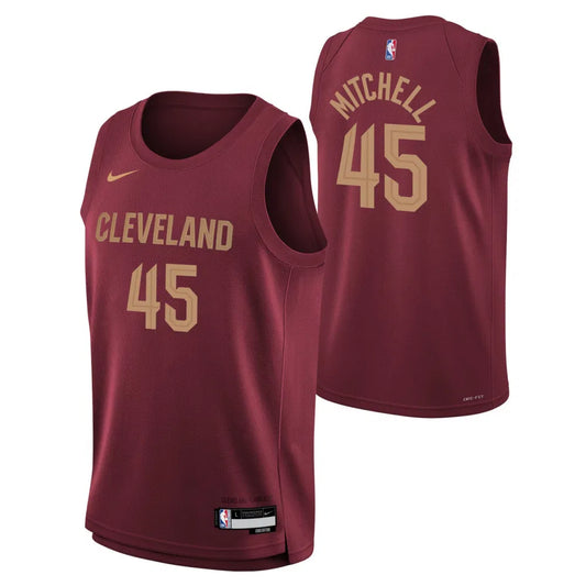 Basketball Cleveland Cavaliers Donovan Mitchell 45 Jersey