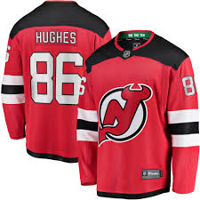 Hockey New Jersey Devils Jack Hughes 86 Jersey