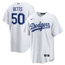 Baseball Los Angeles Dodgers Mookie Betts 50 Jersey