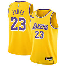 Basketball Los Angeles Lakers LeBron James 23 Jersey