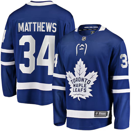 Hockey Toronto Maple Leafs Auston Matthews 34 Jersey