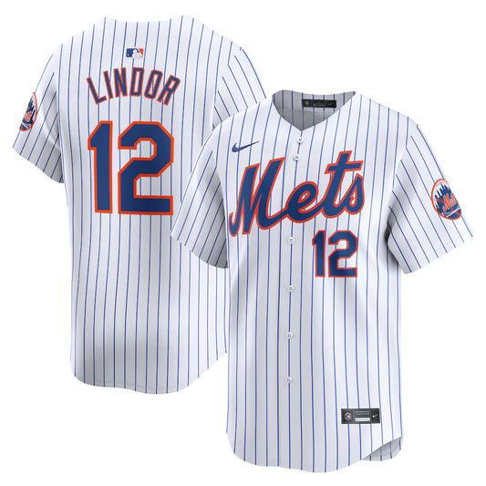 Baseball New York Mets Francisco Lindor 12 Jersey
