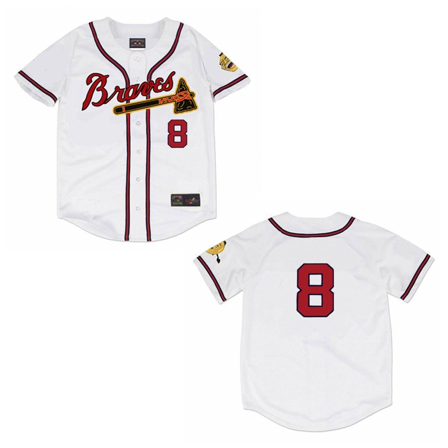Baseball Bob Uecker Milwaukee Braves 8 Jersey