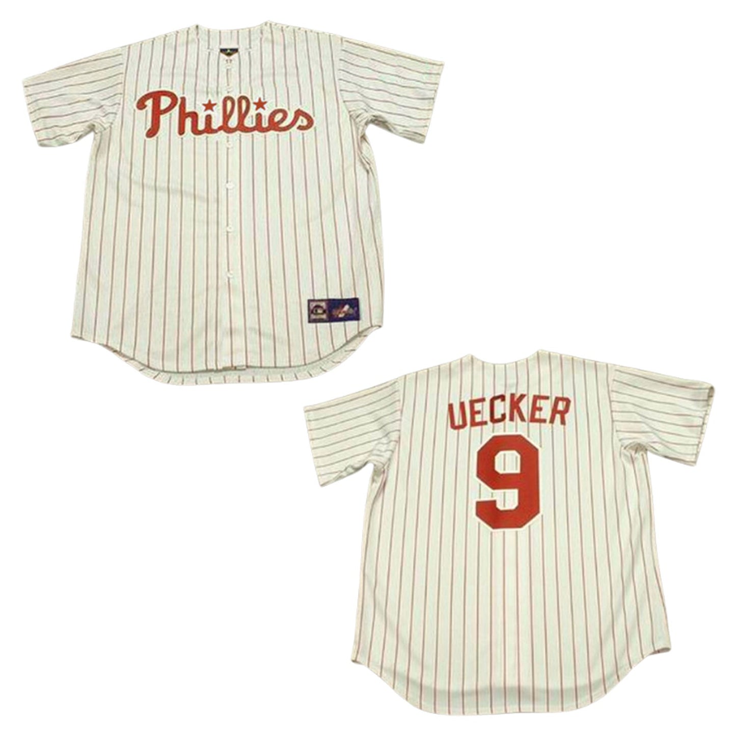 Baseball Bob Uecker Philadelphia Phillies 9 Jersey