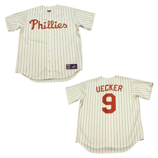 Baseball Bob Uecker Philadelphia Phillies 9 Jersey