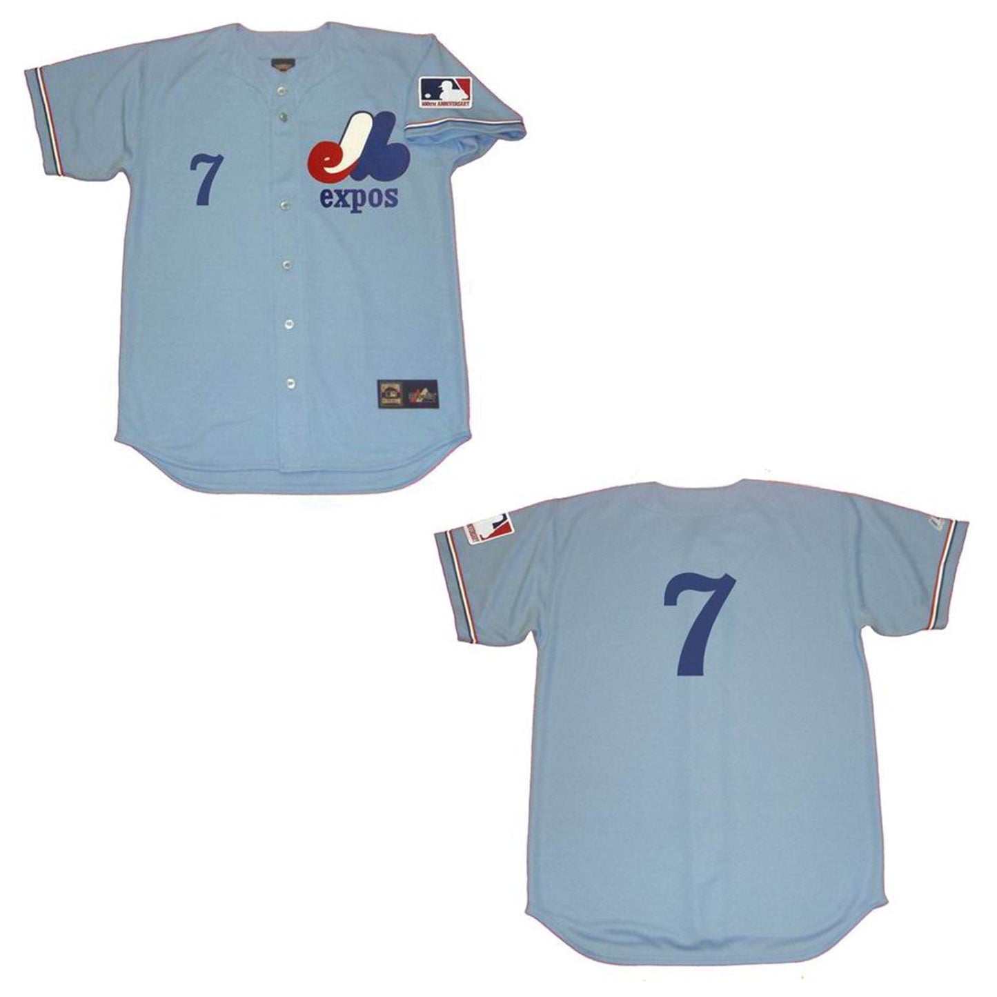 Baseball Bobby Wine Montreal Expos 7 Jersey