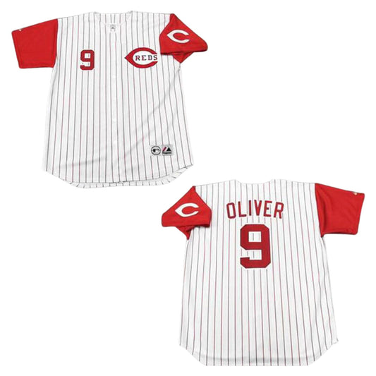Baseball Joe Oliver Cincinnati Reds 9 Jersey