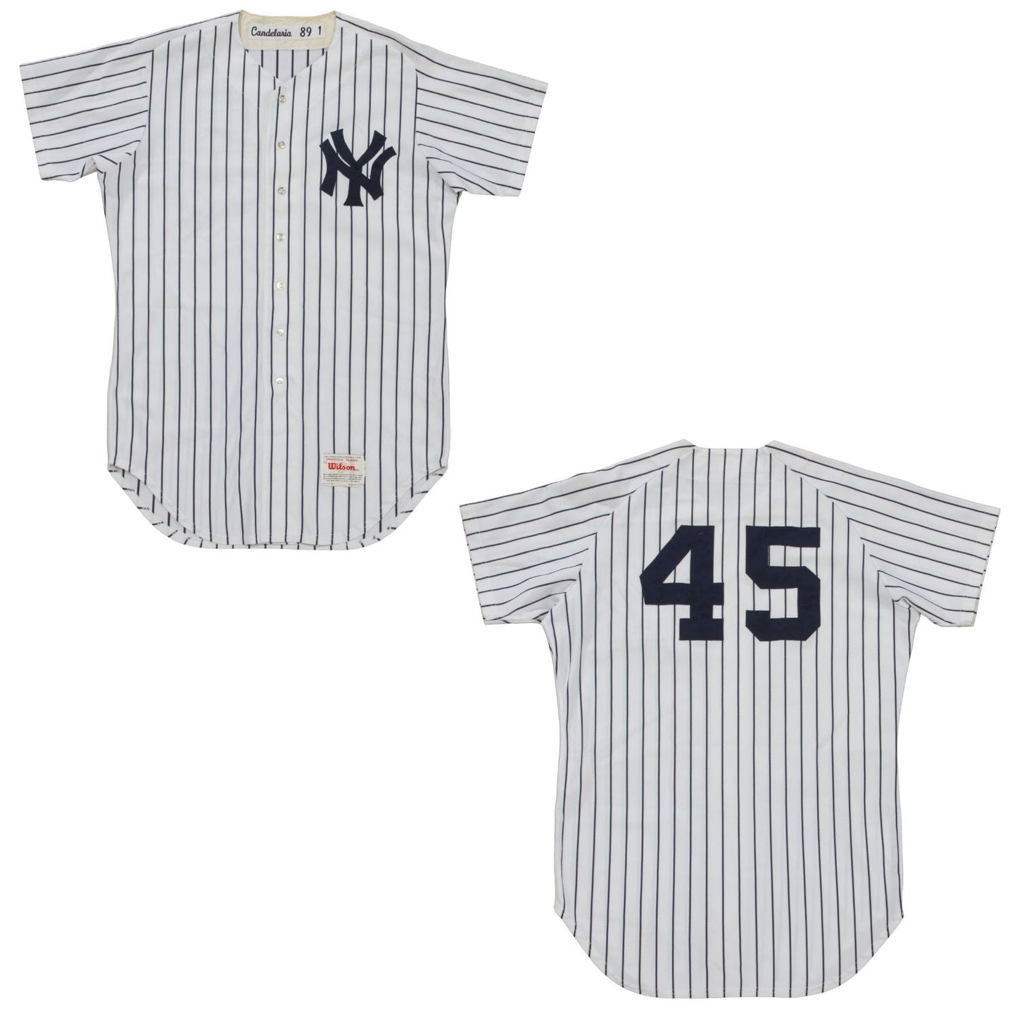 Baseball John Candelaria New York Yankees 45 Jersey