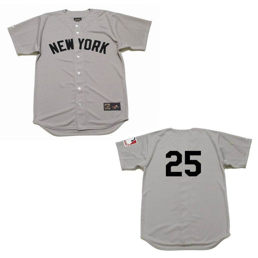 Baseball Jow Pepitone New York Yankees 25 Jersey