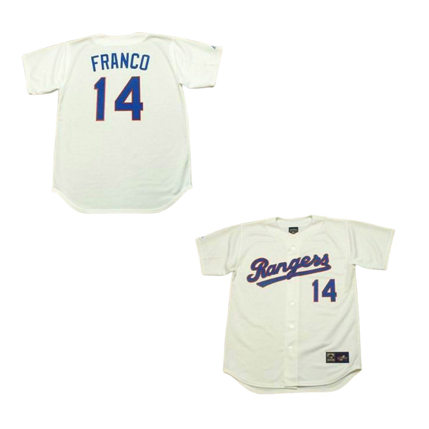 Baseball Julio Franco Texas Rangers 14 Jersey